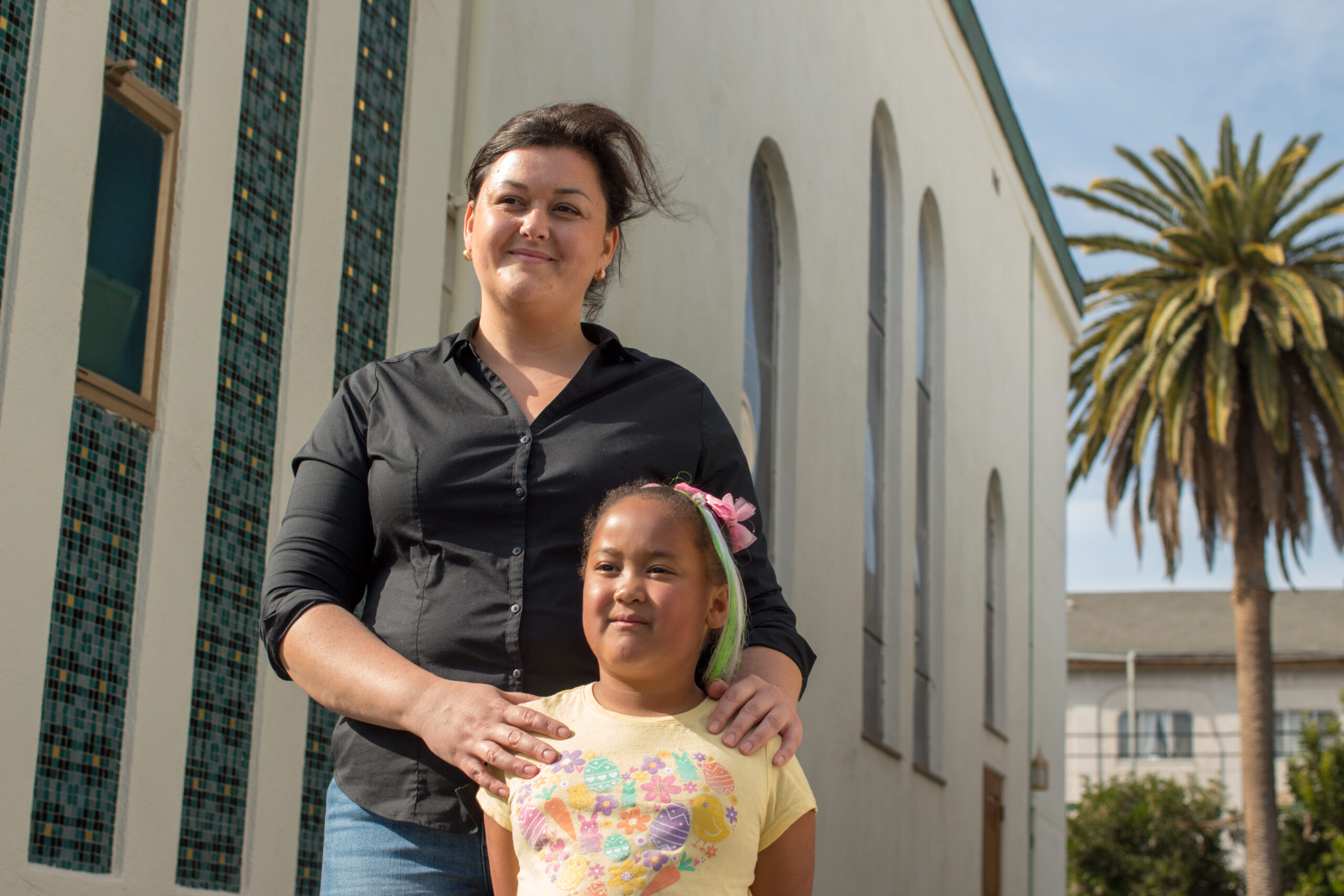 Sofiia, a Ukrainian neurologist, and her daughter